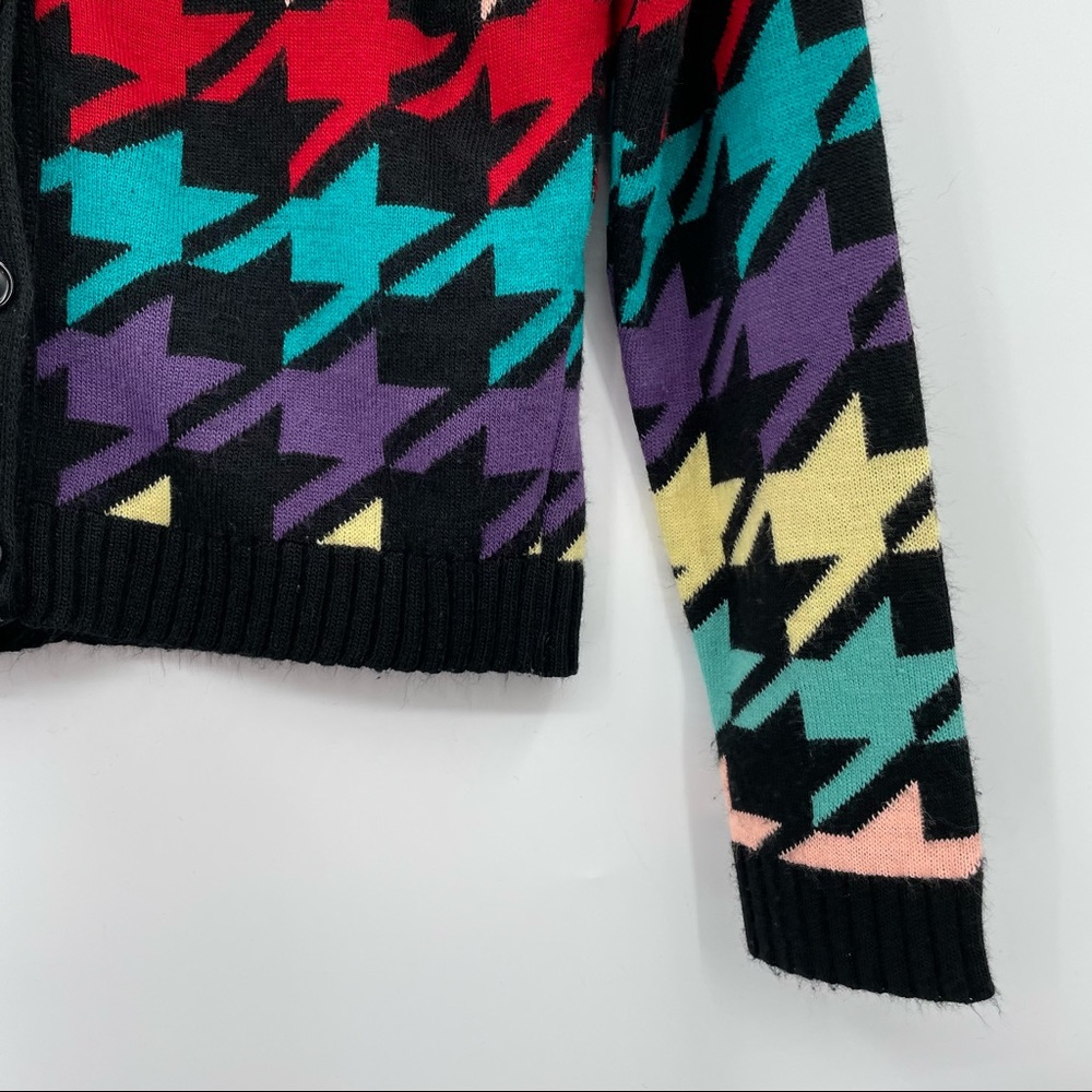 ASOS Multicolor Houndstooth Cardigan - Picture 7 of 13